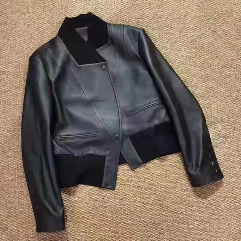 2023Leather jacket,Spring Autumn New Genuine Leather Jacket Women Fashion Sheepskin Jacket British Style Short Jackets Chaqueta
2023Leather jacket,Spring Autumn New Genuine Leather Jacket Women Fashion Sheepskin Jacket British Style Short Jackets Chaqueta