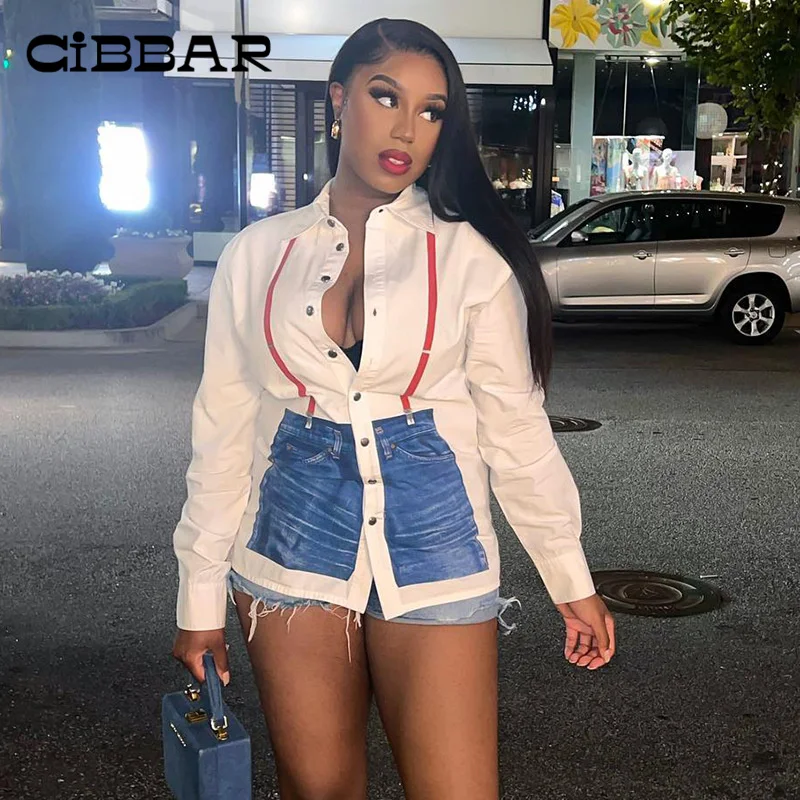 CIBBAR Long Sleeves Printing T-shirts Women's Streetwear Loose Buttons Cardigan Tees Tops Vintage Autumn Elegant Blouse Casual
CIBBAR Long Sleeves Printing T-shirts Women's Streetwear Loose Buttons Cardigan Tees Tops Vintage Autumn Elegant Blouse Casual
