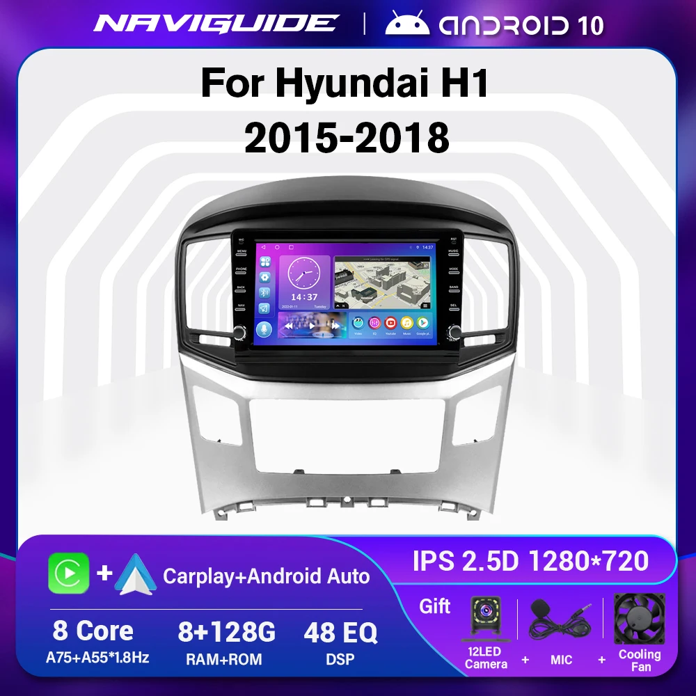 Автомобильный радиоприемник IDE Android 10 GPS для Hyundai H1 Grand Starex 2015-2020, головное устройство, видеоплеер, 4G 1280*720, автомобильное стерео радио
Автомобильный радиоприемник IDE Android 10 GPS для Hyundai H1 Grand Starex 2015-2020, головное устройство, видеоплеер, 4G 1280*720, автомобильное стерео радио