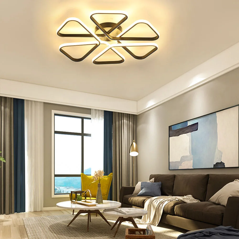 LED Living Room Ceiling Light Acrylic Dimmable Interior Lighting Bedroom Ceiling Light Modern Remote Control Dining Room Lamp 
LED Living Room Ceiling Light Acrylic Dimmable Interior Lighting Bedroom Ceiling Light Modern Remote Control Dining Room Lamp