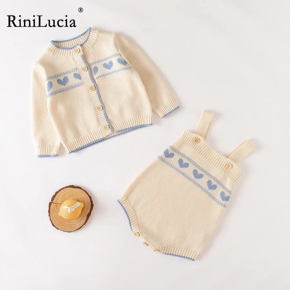 RiniLucia 2022 Autumn Baby Girls Clothes Knitted Jumpsuit Bodysuit+Cardigan Sweater Coat Toddler Infant Romper For Girls Sets
RiniLucia 2022 Autumn Baby Girls Clothes Knitted Jumpsuit Bodysuit+Cardigan Sweater Coat Toddler Infant Romper For Girls Sets
