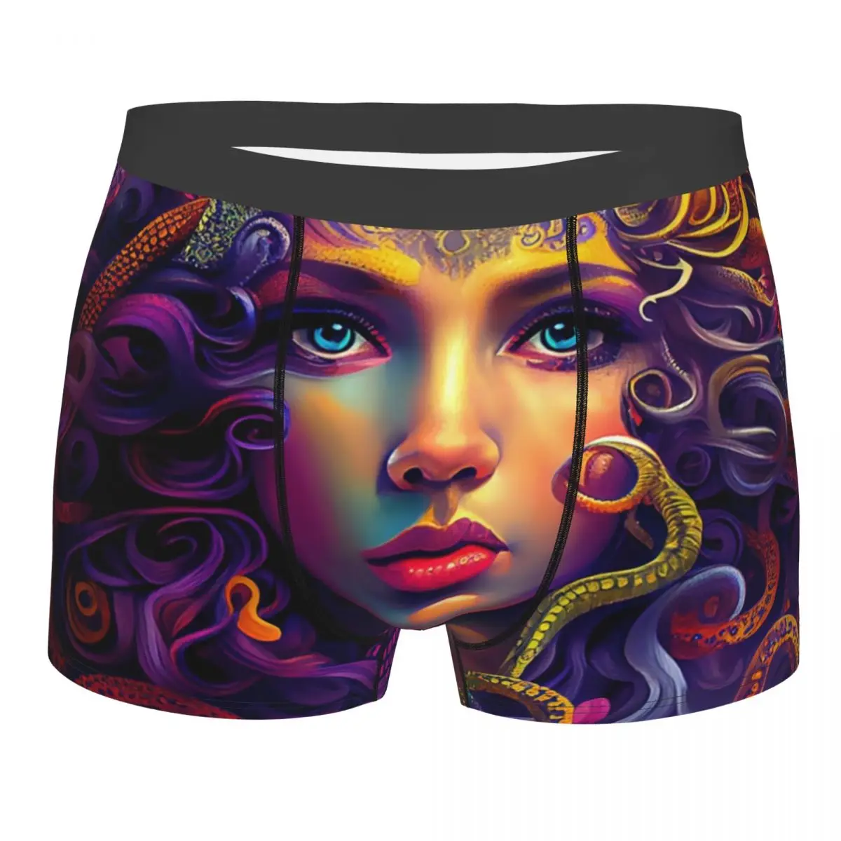 Боксеры Medusa мужские с 3D-принтом, Стрейчевые греческой мифологии, нижнее белье, трусы-шорты, Хэллоуин
Боксеры Medusa мужские с 3D-принтом, Стрейчевые греческой мифологии, нижнее белье, трусы-шорты, Хэллоуин