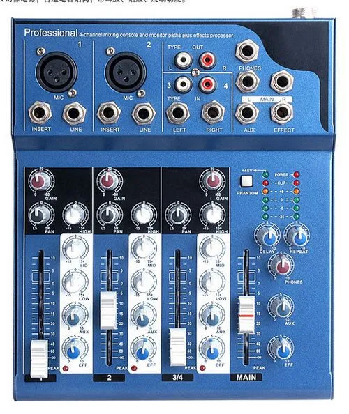 EQ-5510 F4 Mixer 4 Channel Audio Mixer Mixer MC Boom Mini Fm Station Fm Transmitter 48V Power Supply Free Shipping
EQ-5510 F4 Mixer 4 Channel Audio Mixer Mixer MC Boom Mini Fm Station Fm Transmitter 48V Power Supply Free Shipping