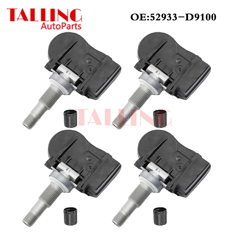 4PCS 52933-D9100 TPMS For KIA SPORTAGE SORENTO OPTIMA NIRO CADENZA HYUNDAI ELANTRA IONIQ KONA SANTA FE VELOSTER NEW
4PCS 52933-D9100 TPMS For KIA SPORTAGE SORENTO OPTIMA NIRO CADENZA HYUNDAI ELANTRA IONIQ KONA SANTA FE VELOSTER NEW