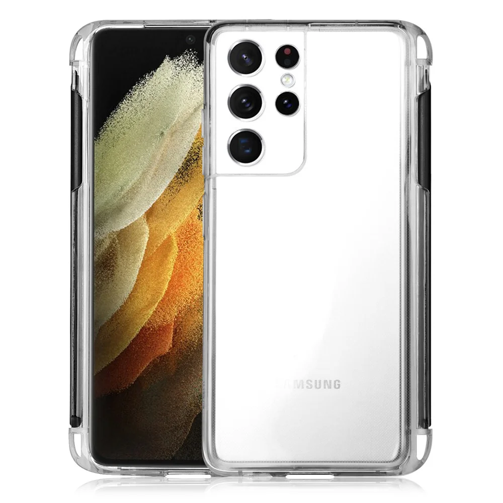 Shockproof Clear Case For Samsung Galaxy S21 Ultra 5G Case With S Pen Slot Holder Transparent Fundas For Samsung S21 Ultra Cover
Shockproof Clear Case For Samsung Galaxy S21 Ultra 5G Case With S Pen Slot Holder Transparent Fundas For Samsung S21 Ultra Cover
