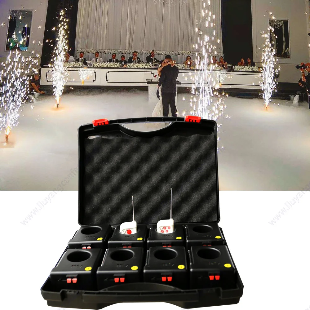 4/8pc Cold Spark Pyrotechnic Igniter With Case Portable Remote Control Wireless Machine Wedding Party Event Fireworks Dj Chinese
4/8pc Cold Spark Pyrotechnic Igniter With Case Portable Remote Control Wireless Machine Wedding Party Event Fireworks Dj Chinese