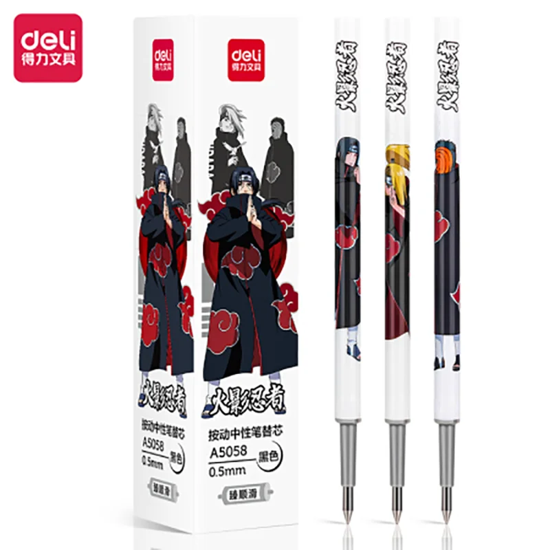 20Pcs/Box Deli A5058 NARUTO SeriesThe Presses Neutral Pen Refill Student Signature Pen Refill 0.5mm Full Needle Tubes
20Pcs/Box Deli A5058 NARUTO SeriesThe Presses Neutral Pen Refill Student Signature Pen Refill 0.5mm Full Needle Tubes