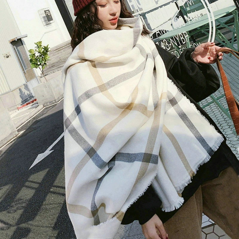 High Quality Women Winter Scarf 2022 Imitation Cashmere Plaid Shawls Pashmina Wrap Scarve Lady Stoles Bufanda Mujer Femme Hijab
High Quality Women Winter Scarf 2022 Imitation Cashmere Plaid Shawls Pashmina Wrap Scarve Lady Stoles Bufanda Mujer Femme Hijab