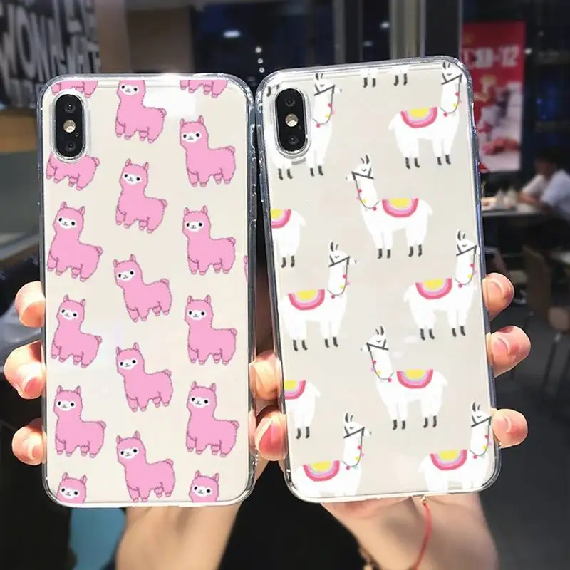 Kawaii Cute Llama Alpaca Animals Phone Case For Samsung GalaxyS20 S21 S30 FE Lite Plus A21 A51S Note20 Transparent Shell
Kawaii Cute Llama Alpaca Animals Phone Case For Samsung GalaxyS20 S21 S30 FE Lite Plus A21 A51S Note20 Transparent Shell