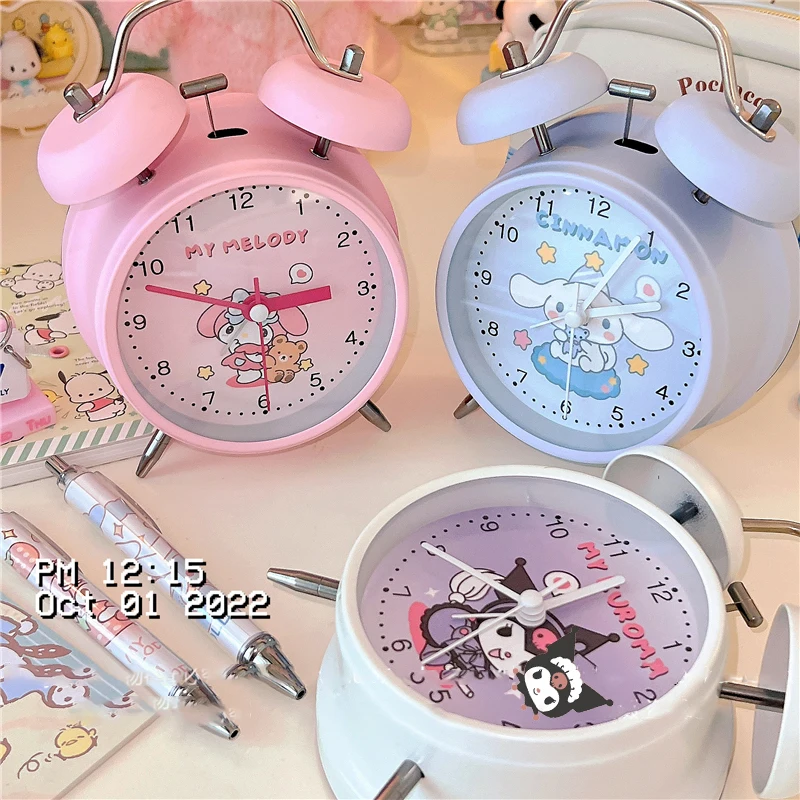 Sanrios Cinnamoroll мимелоди кавайные аниме Мультяшные металлические круглые часы будильник переходник двойной кварцевый будильник украшение для ...
Sanrios Cinnamoroll мимелоди кавайные аниме Мультяшные металлические круглые часы будильник переходник двойной кварцевый будильник украшение для ...