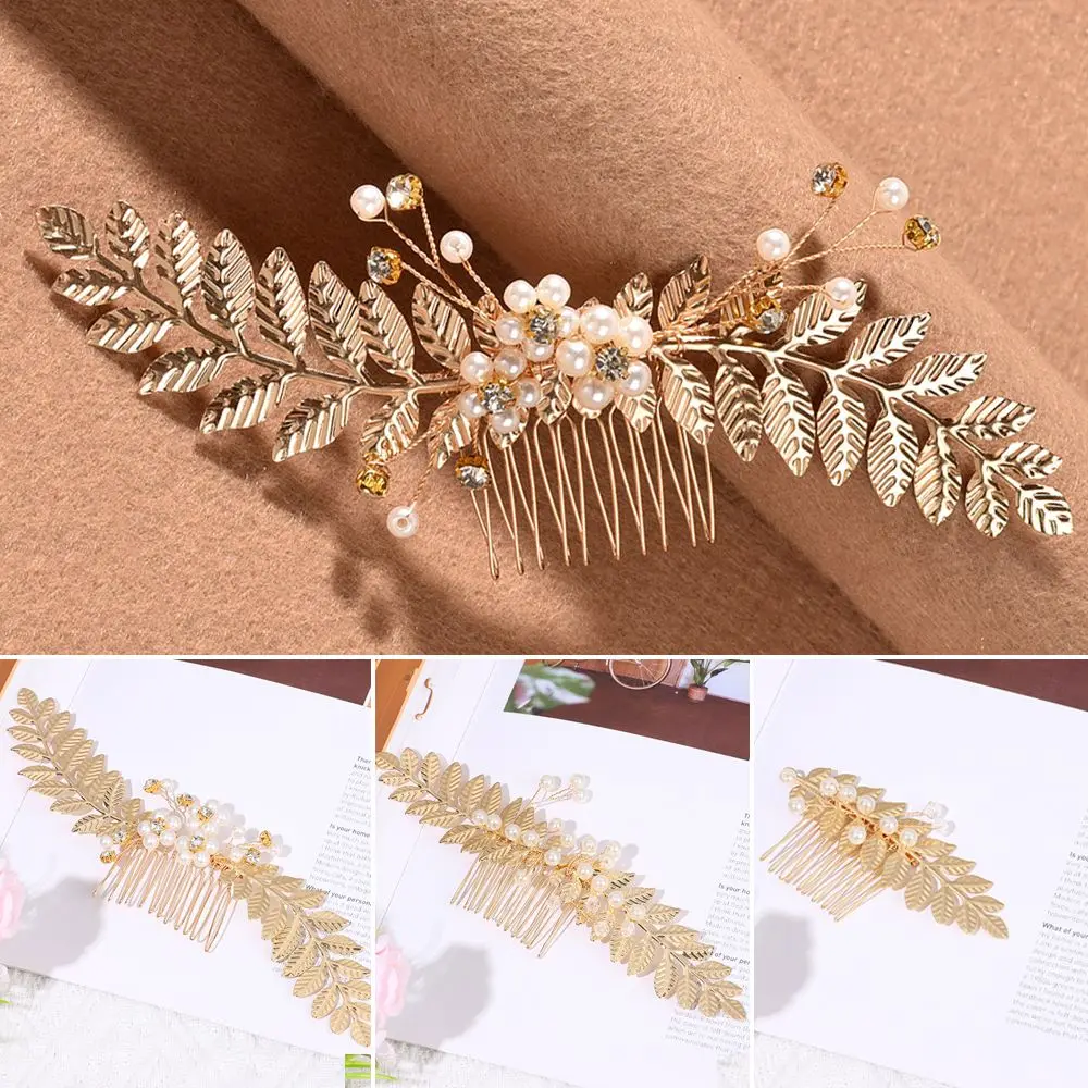 Fashion Romantic Wedding Bridesmaid Hair Jewelry Golden Leaf Hair Pin Leaves Headpiece Bridal Clips Hair Combs
Fashion Romantic Wedding Bridesmaid Hair Jewelry Golden Leaf Hair Pin Leaves Headpiece Bridal Clips Hair Combs