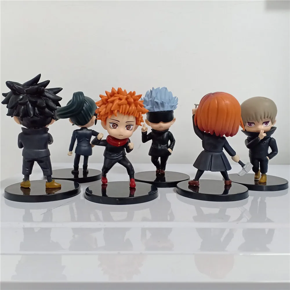 Jujutsu Kaisen Itadori Yuji Fushiguro Megumi Kugisaki Nobara Gojo Satoru Ryomen Sukuna Q Version Figures Toys Dolls 6pcs/set
Jujutsu Kaisen Itadori Yuji Fushiguro Megumi Kugisaki Nobara Gojo Satoru Ryomen Sukuna Q Version Figures Toys Dolls 6pcs/set