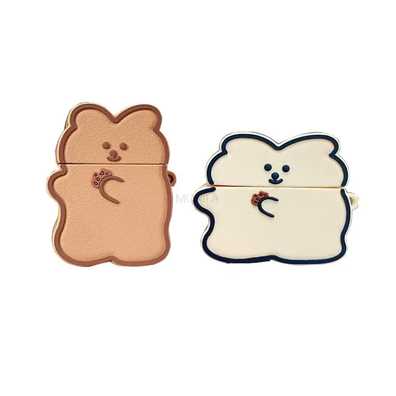 For Airpods 3 Case Cookie Biscuit Bear Brown Cute Cartoon Silicone Soft Cases Cover For Airpods 1 2 3 Pro Case Funda Keychain
For Airpods 3 Case Cookie Biscuit Bear Brown Cute Cartoon Silicone Soft Cases Cover For Airpods 1 2 3 Pro Case Funda Keychain