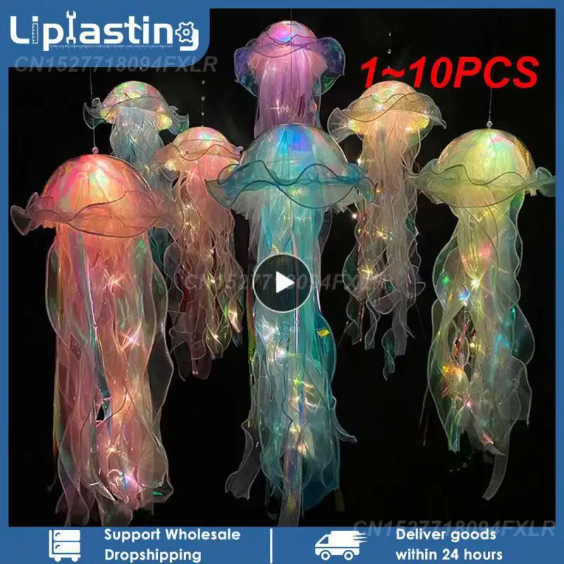1~10PCS Jellyfish Lamp, Portable Flower Lamp, Girl Room Atmosphere Decoration Lamp, Bedroom Night Lamp, Home Decoration
1~10PCS Jellyfish Lamp, Portable Flower Lamp, Girl Room Atmosphere Decoration Lamp, Bedroom Night Lamp, Home Decoration