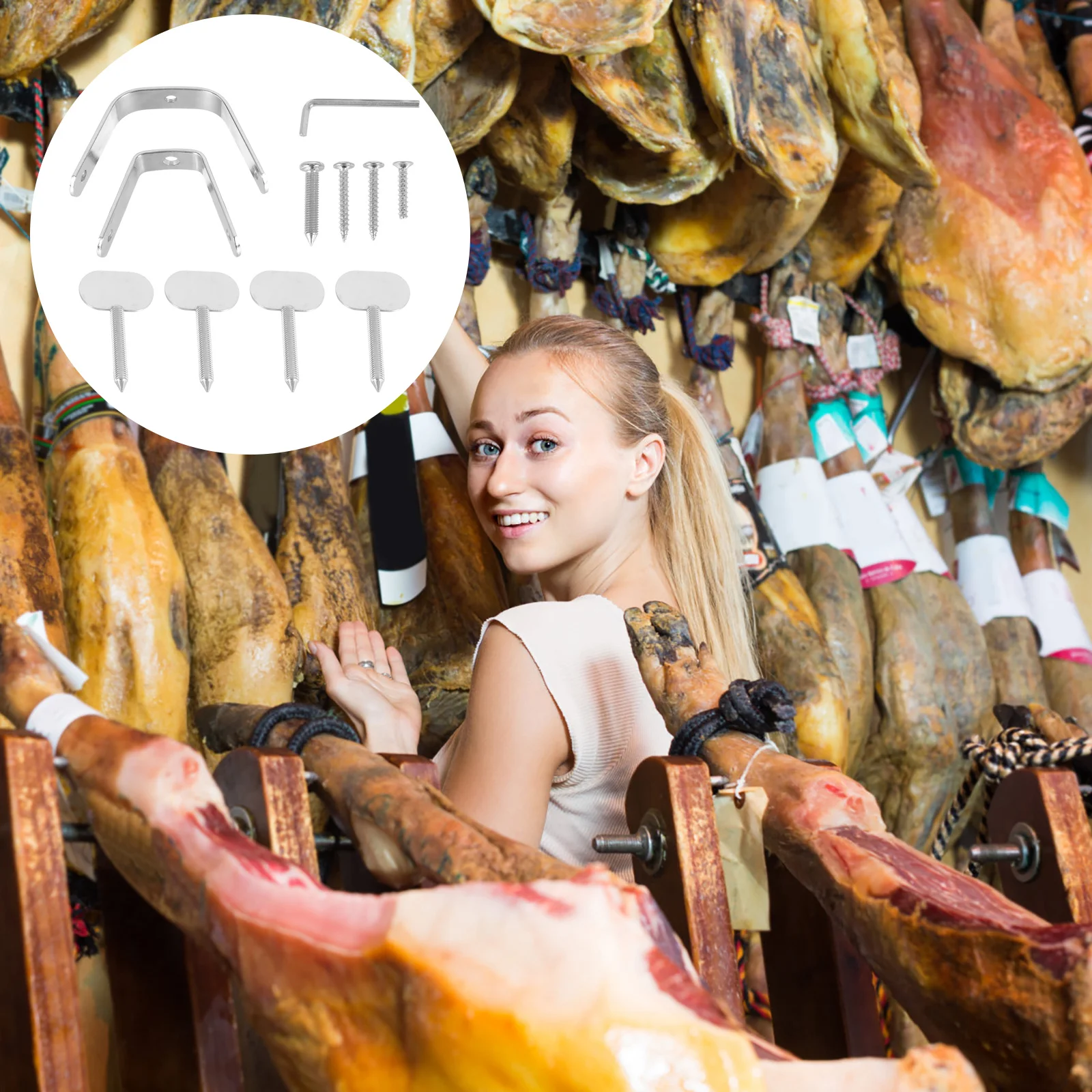 Ham Stand Holder Rack Prosciutto Spanish Carving Jamon Storageblack Parts Cover Serrano Hams Roasting Fixing Jamonero
Ham Stand Holder Rack Prosciutto Spanish Carving Jamon Storageblack Parts Cover Serrano Hams Roasting Fixing Jamonero