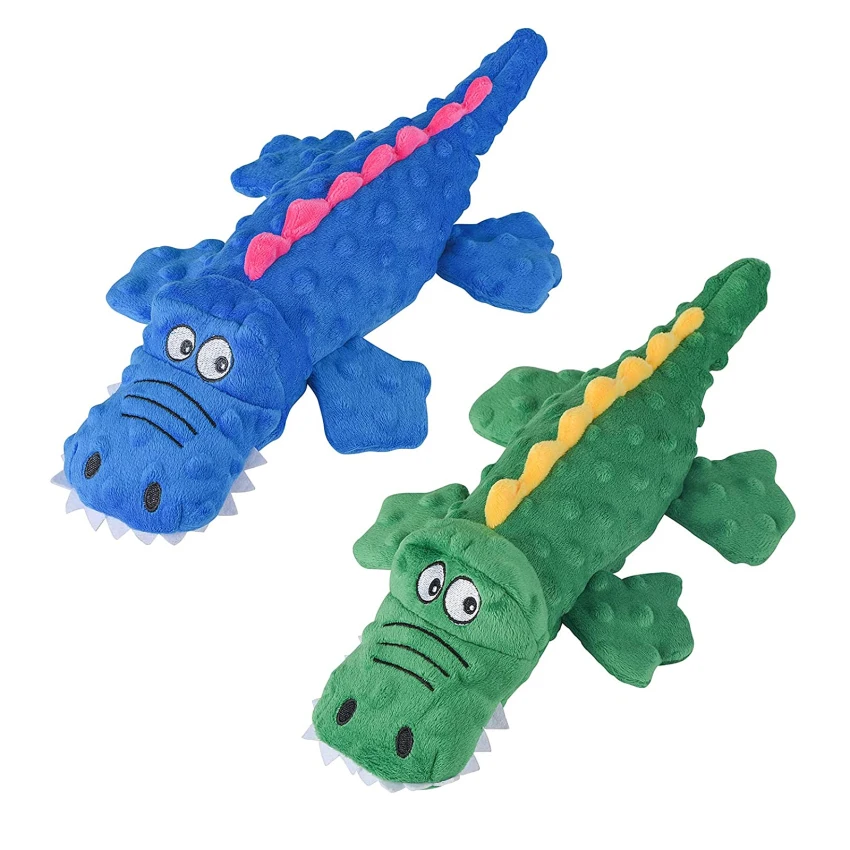 2 Pcs Durable Dog Plush Toy Squeaky Dog Interactive Play Toy Stuffing Crocodile Shapes Dog Chew Toys Training Toy with Crinkle
2 Pcs Durable Dog Plush Toy Squeaky Dog Interactive Play Toy Stuffing Crocodile Shapes Dog Chew Toys Training Toy with Crinkle