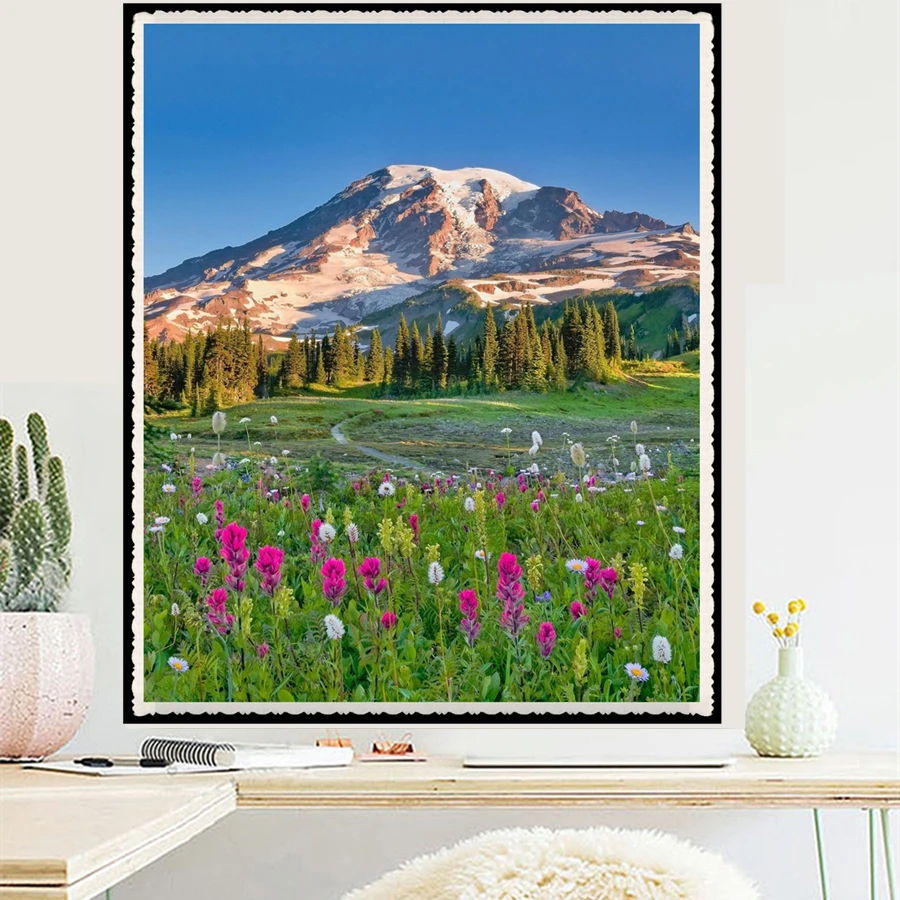Landscape Flower DIY 5D Diamond Painting Full Drill Square Round Embroidery Mosaic Art Picture Of Rhinestones Home Decor Gifts
Landscape Flower DIY 5D Diamond Painting Full Drill Square Round Embroidery Mosaic Art Picture Of Rhinestones Home Decor Gifts