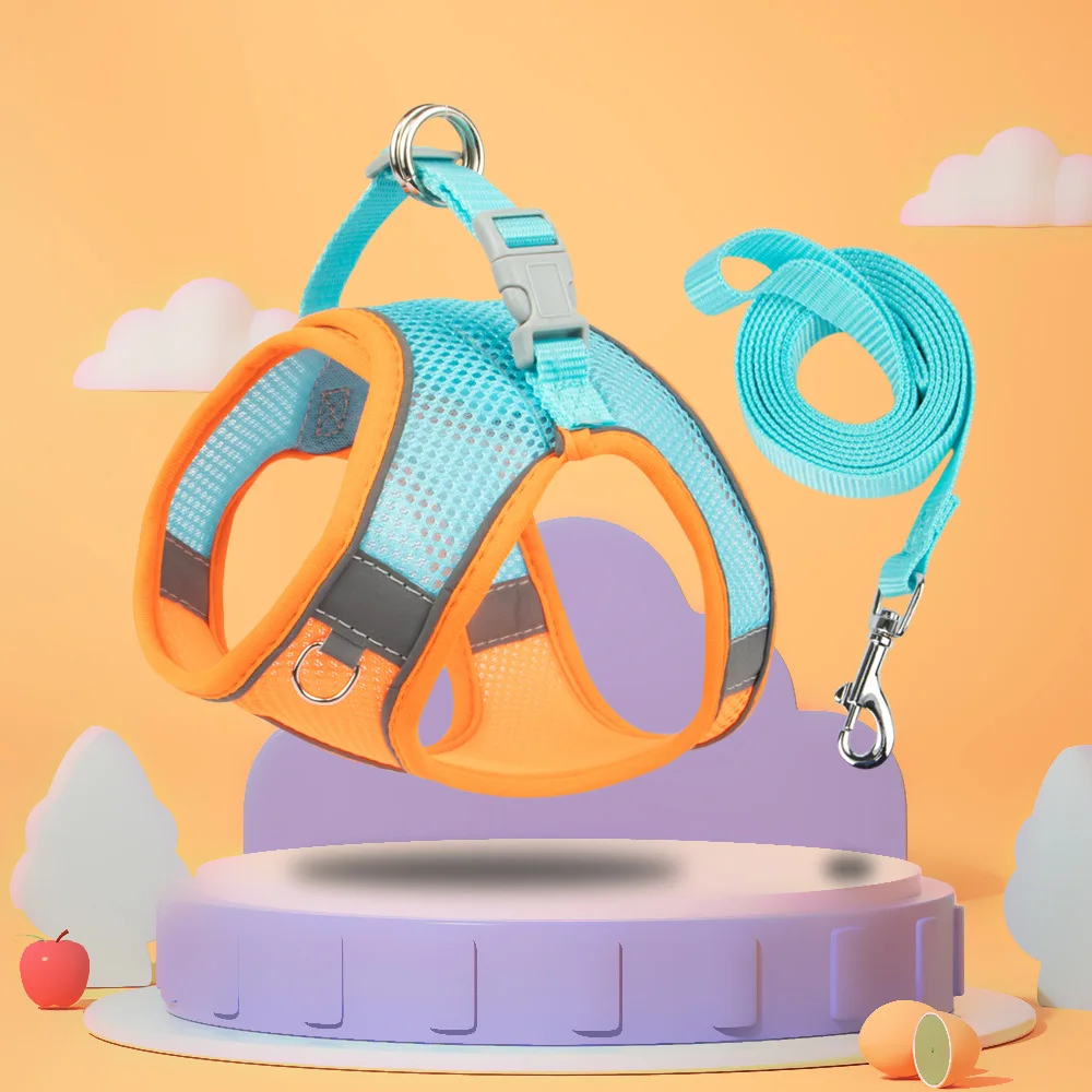 Cat Dog Adjustable Harness Vest Walking Lead Leash For Puppy Dogs Collar Polyester Harness For Small Medium Dog Cat Accessories 
Cat Dog Adjustable Harness Vest Walking Lead Leash For Puppy Dogs Collar Polyester Harness For Small Medium Dog Cat Accessories