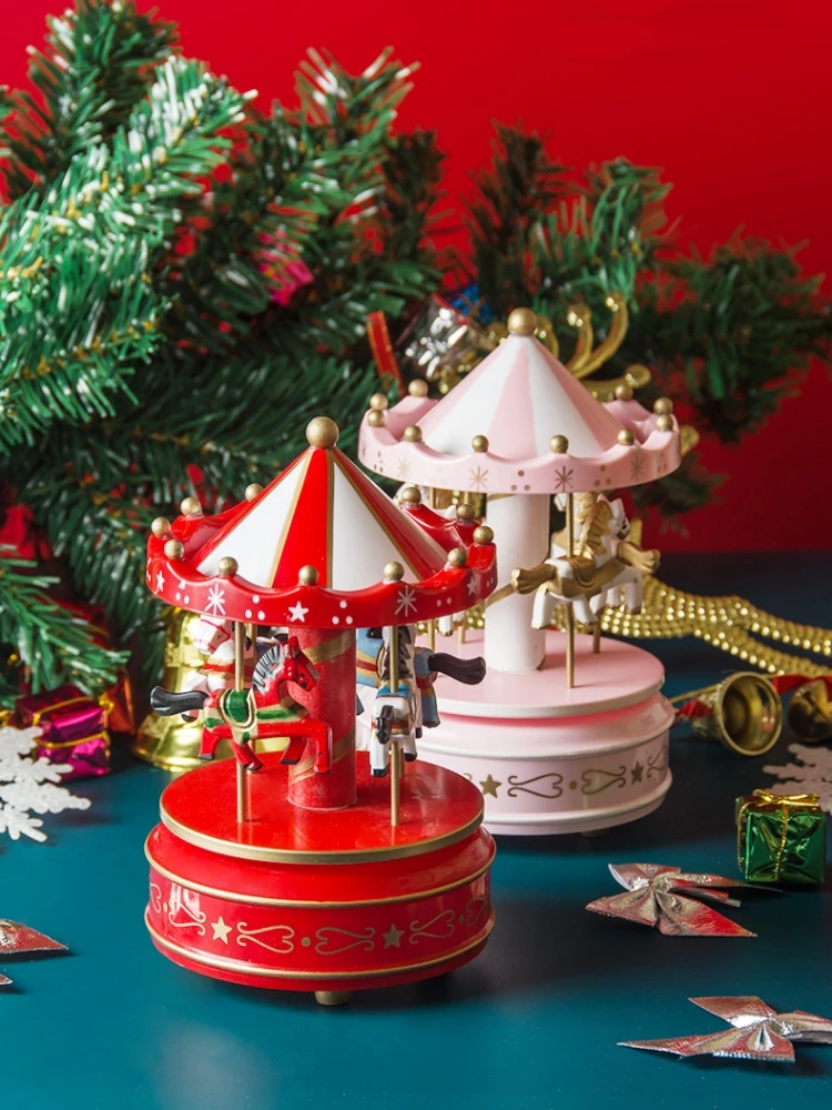 Christmas Carousel Toy Automatic Merry-Go-Round Music Boxes Wedding Party Birthday Children Gift Baby Room Decoration Xmas Decor
Christmas Carousel Toy Automatic Merry-Go-Round Music Boxes Wedding Party Birthday Children Gift Baby Room Decoration Xmas Decor