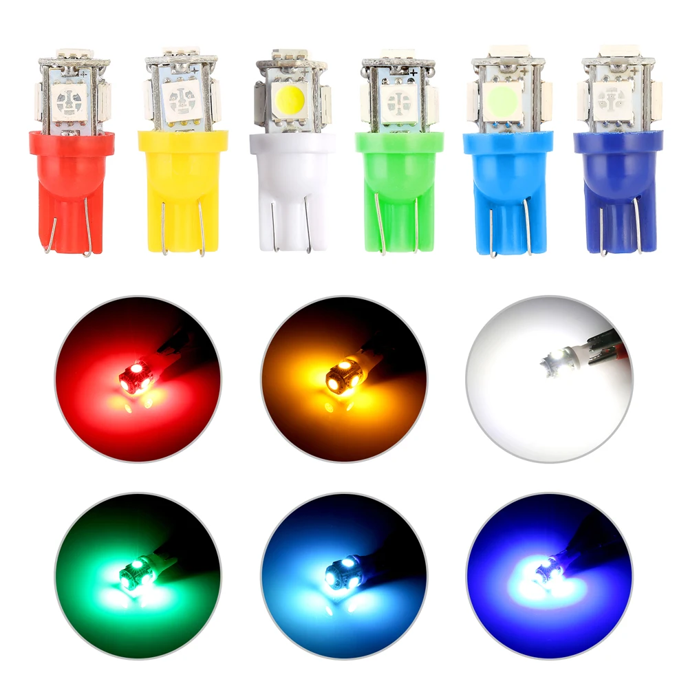 Светодиодные лампы T10 W5W 5 SMD 194 168, 1/2/6/10 шт.
Светодиодные лампы T10 W5W 5 SMD 194 168, 1/2/6/10 шт.