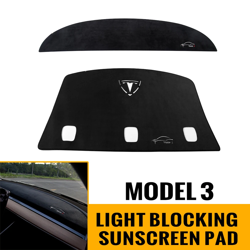 1/2PCS For Tesla Model 3 2017-2021 Accessories Car Dashboard Protector Cover Light Proof Dashboard Mat Back Row Sunscreen Pad
1/2PCS For Tesla Model 3 2017-2021 Accessories Car Dashboard Protector Cover Light Proof Dashboard Mat Back Row Sunscreen Pad