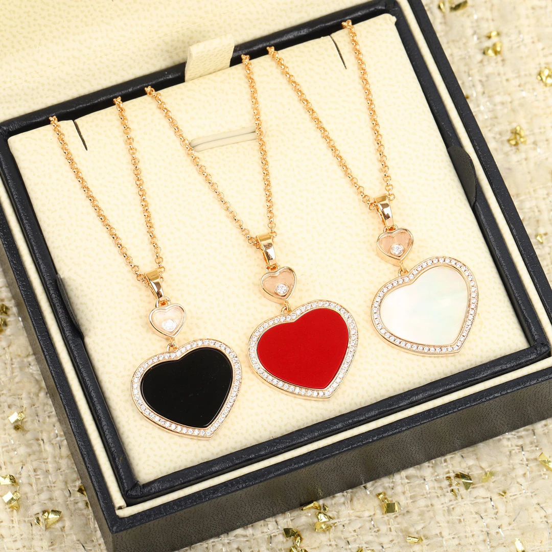 2022 Trend Red Peach Heart Locket Rose Gold Necklace Luxury Jewelry Woman Top Quality Bijoux Famous Brand Designer Girl Gift
2022 Trend Red Peach Heart Locket Rose Gold Necklace Luxury Jewelry Woman Top Quality Bijoux Famous Brand Designer Girl Gift