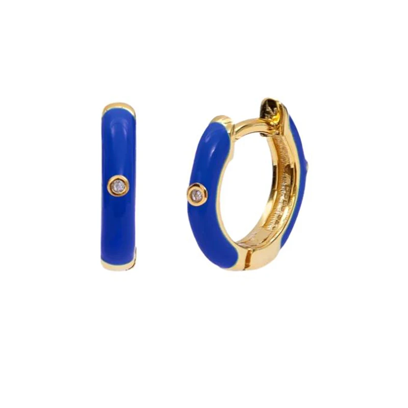 Colorful Enamel Circle Zircon Ear Hoops for Women Earrings Bohemia Piercing Fashion Jewelry Ins Same Earing Popular Party Gifts
Colorful Enamel Circle Zircon Ear Hoops for Women Earrings Bohemia Piercing Fashion Jewelry Ins Same Earing Popular Party Gifts