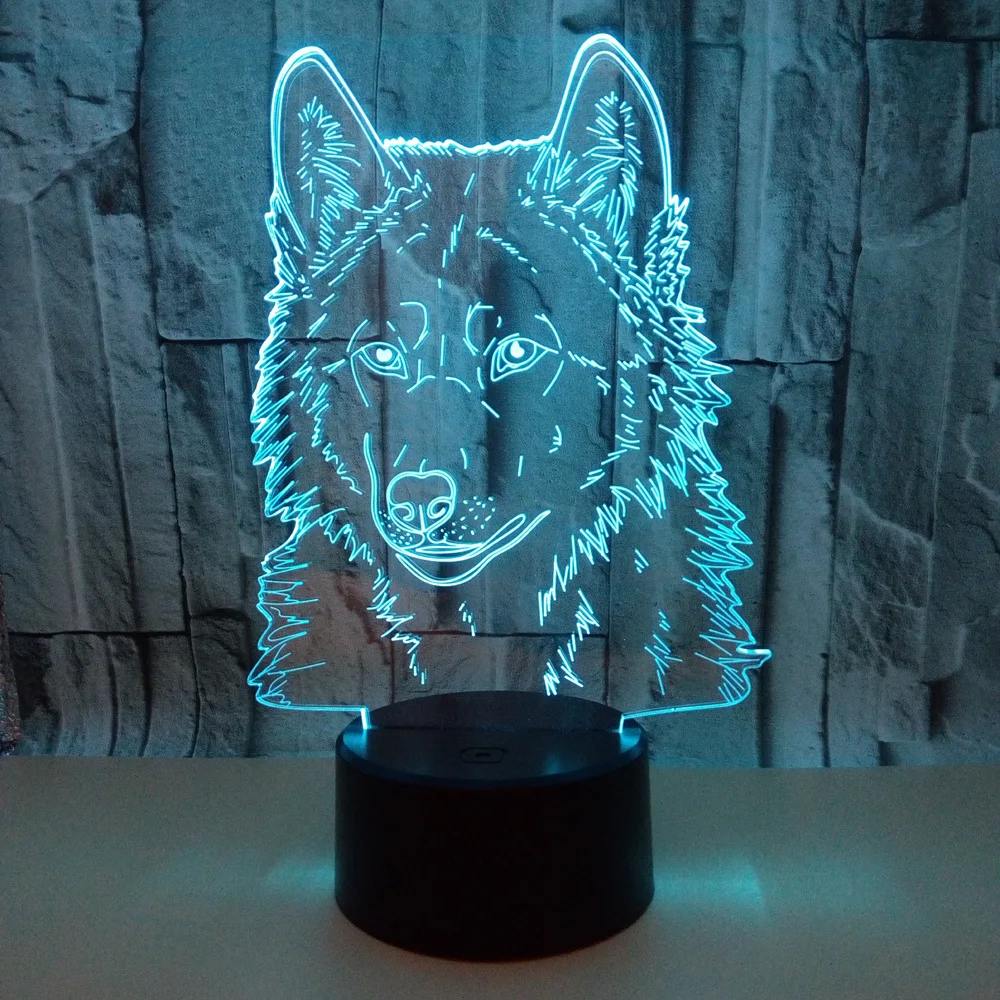 Маленькая настольная 3d-лампа Wolf, многоцветный подарок с сенсорным и дистанционным управлением, маленькая Настольная лампа с 3d ночным освещением для гостиной
Маленькая настольная 3d-лампа Wolf, многоцветный подарок с сенсорным и дистанционным управлением, маленькая Настольная лампа с 3d ночным освещением для гостиной