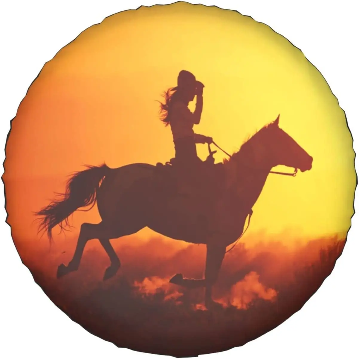 LOJAOGON Cowgirl On Horse Spare Tire Cover Wheel Protectors Waterproof Dust-Proof Uv Sun Wheel Tire Cover Fit for Jeep,Trailer,
LOJAOGON Cowgirl On Horse Spare Tire Cover Wheel Protectors Waterproof Dust-Proof Uv Sun Wheel Tire Cover Fit for Jeep,Trailer,