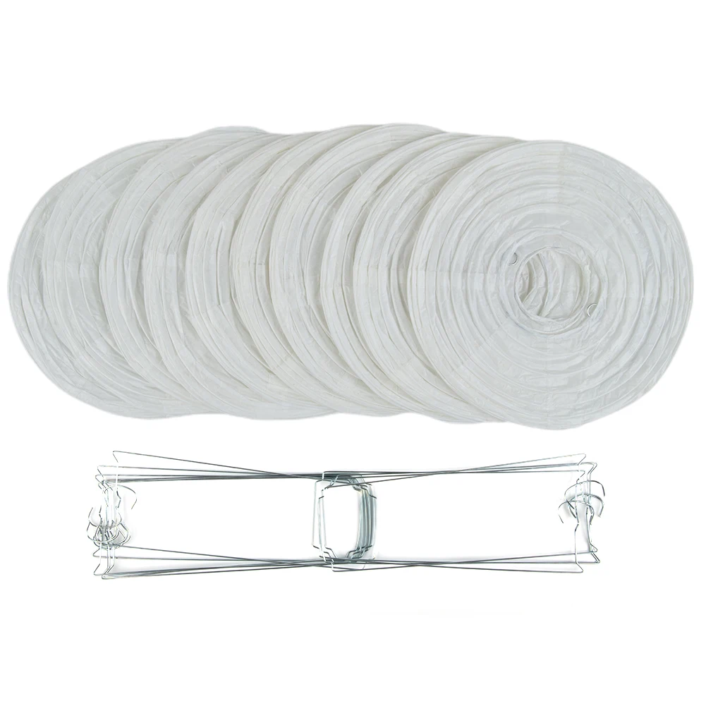 Hanging Lantern Paper Lantern Party Wedding Banquet Lanterns Large White 10pcs 20cm DIY Lampion Festival Supplies
Hanging Lantern Paper Lantern Party Wedding Banquet Lanterns Large White 10pcs 20cm DIY Lampion Festival Supplies