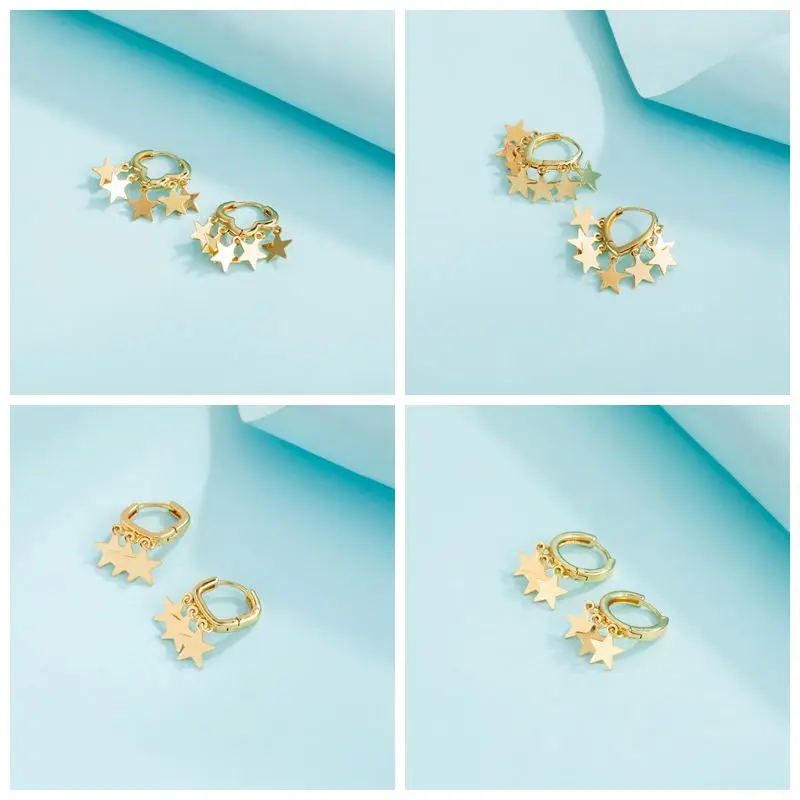 Gothic Version Small Star Hoop Earrings Cute Silver Gold Color Tassel Geometric Style Earring Korean Fashion Punk Y2k Jewelry
Gothic Version Small Star Hoop Earrings Cute Silver Gold Color Tassel Geometric Style Earring Korean Fashion Punk Y2k Jewelry