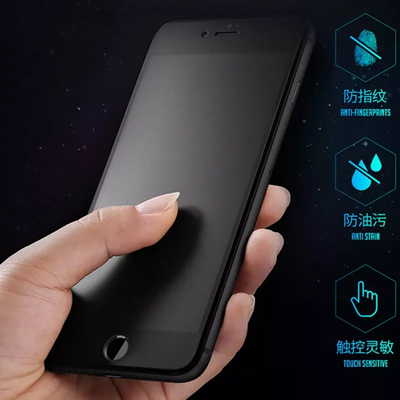 2.5D Matte Frosted Full Cover Tempered Glass Screen Protector for iPhone X XS MAX XR 10 8 7 6s 6 Plus 7Plus Anti fingerprints
2.5D Matte Frosted Full Cover Tempered Glass Screen Protector for iPhone X XS MAX XR 10 8 7 6s 6 Plus 7Plus Anti fingerprints
