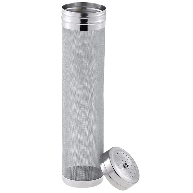 Beer Dry Hopper Filter,300 Micrometre Mesh Stainless Steel Hop Strainer Cartridge, Homebrew Hops Beer & Tea Kettle Brew Filter 
Beer Dry Hopper Filter,300 Micrometre Mesh Stainless Steel Hop Strainer Cartridge, Homebrew Hops Beer & Tea Kettle Brew Filter