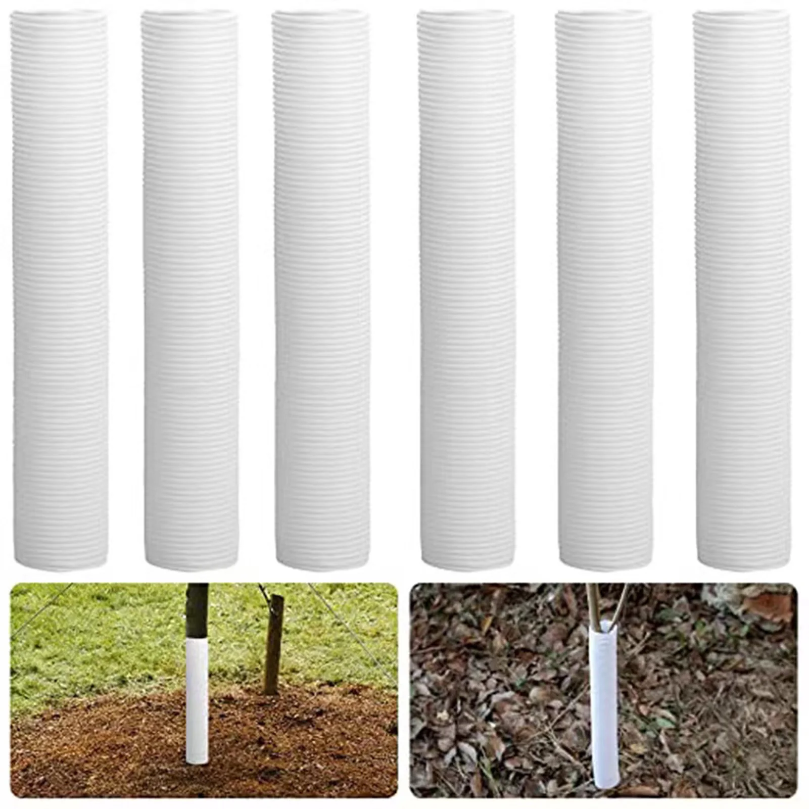 4/6PCS Corrugated Tree Guards Adjustable Flexible Nursery Tree Bark Guard for Various Size Trees
4/6PCS Corrugated Tree Guards Adjustable Flexible Nursery Tree Bark Guard for Various Size Trees