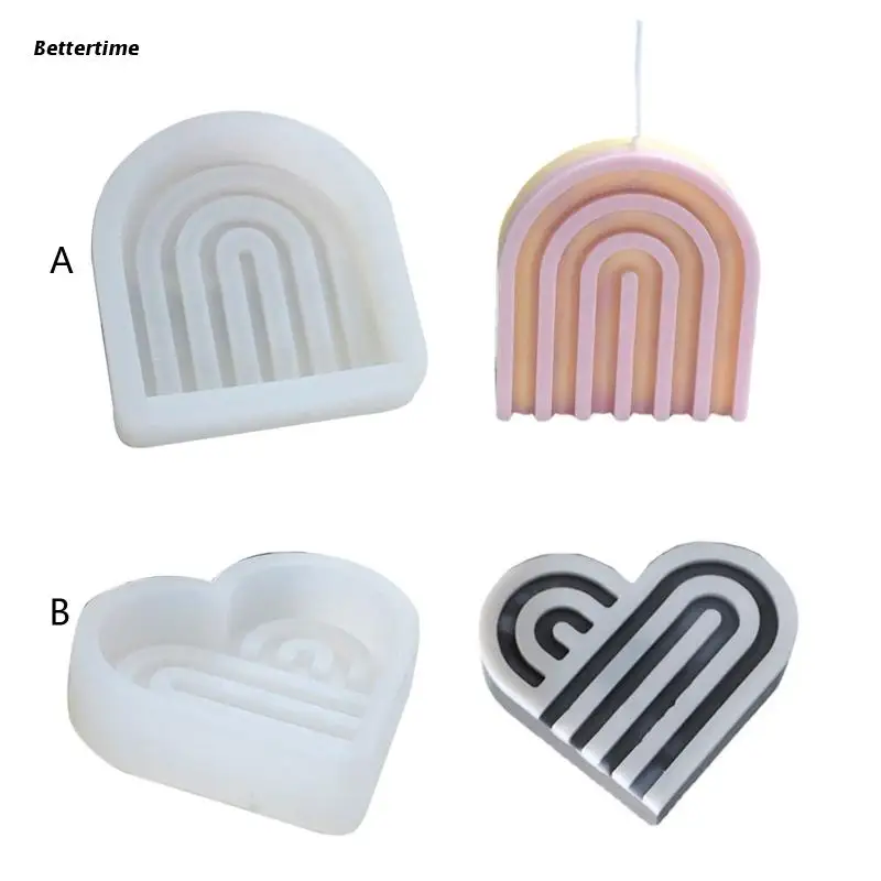B36D Rainbow Bridge Shape Silicone Mold Geometric Arch Candle Molds DIY Handicraft
B36D Rainbow Bridge Shape Silicone Mold Geometric Arch Candle Molds DIY Handicraft