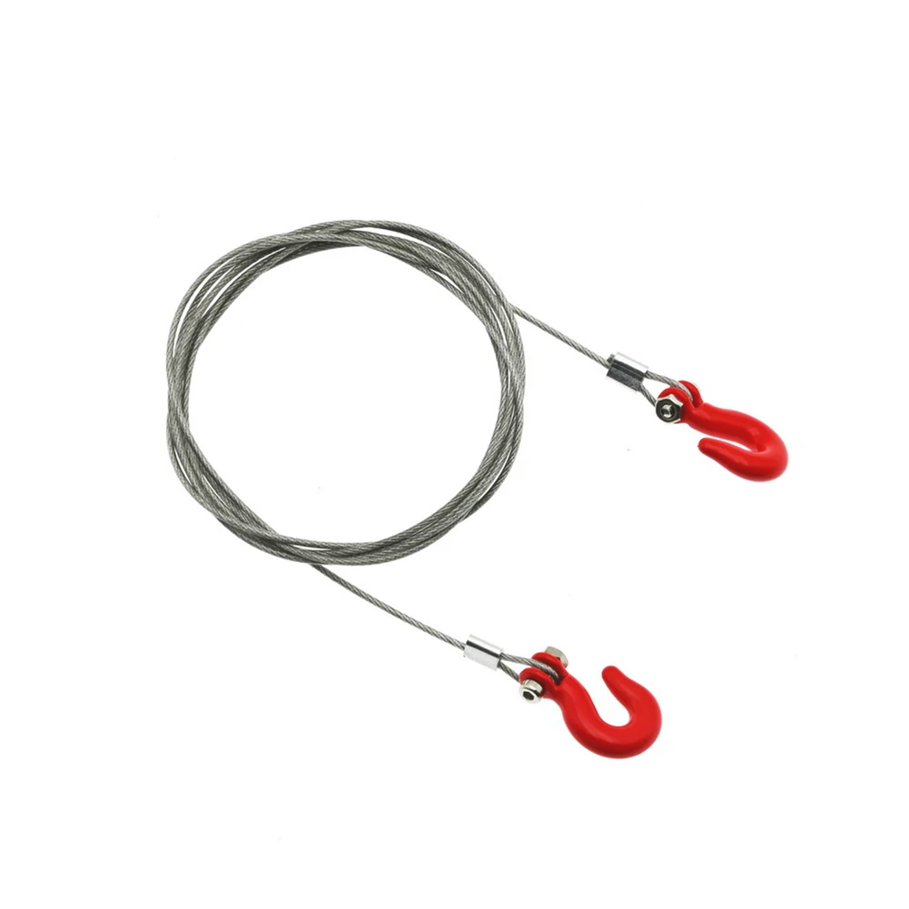 High Quality New Practical Durable Crawler Wire Rope With Tow Hook Red Steel 1/10 Scale 14*21mm Easy To Instal
High Quality New Practical Durable Crawler Wire Rope With Tow Hook Red Steel 1/10 Scale 14*21mm Easy To Instal