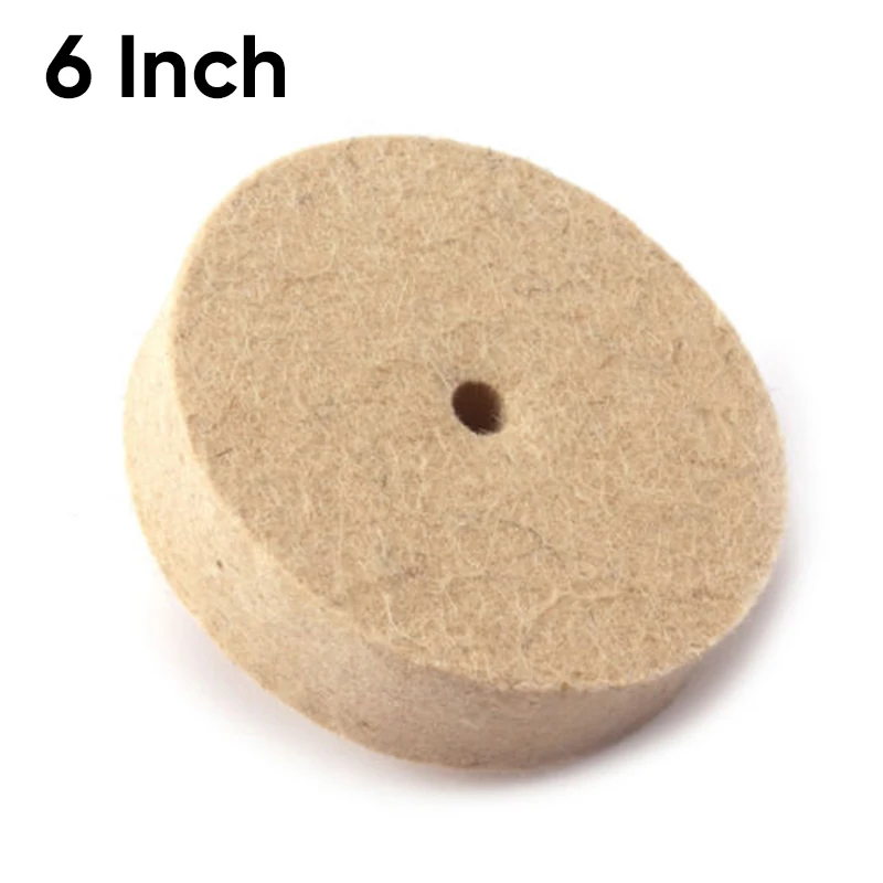 150mm/6inch Polishing Wheel Wool Felt Polisher Buffing Pad Disc For Angle Grinder Rotary Too For Metal Marble Glass Ceramics
150mm/6inch Polishing Wheel Wool Felt Polisher Buffing Pad Disc For Angle Grinder Rotary Too For Metal Marble Glass Ceramics