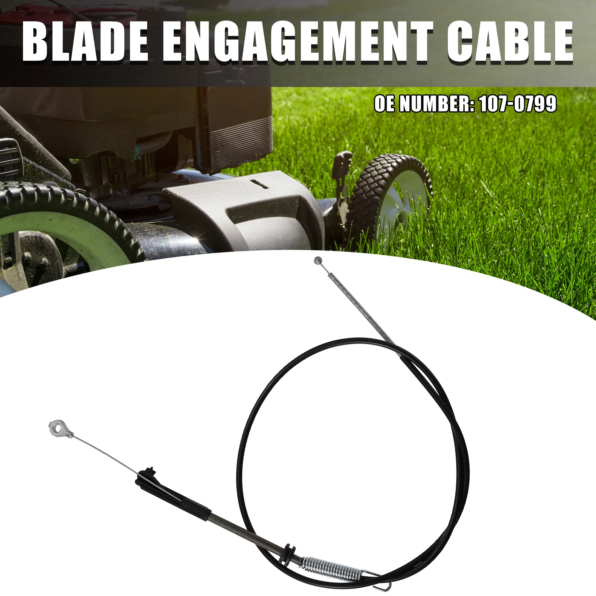 Motoforti 107-0799 Blade Engagement Cable Replacement for Toro Recycler Lawn Mower 20047 20068 20075 20076 20076A 20658 Black
Motoforti 107-0799 Blade Engagement Cable Replacement for Toro Recycler Lawn Mower 20047 20068 20075 20076 20076A 20658 Black