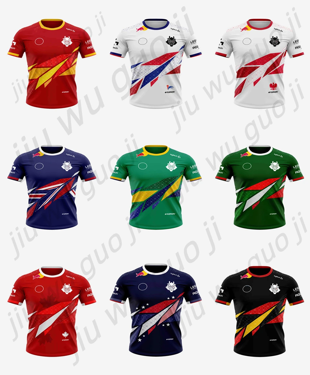 2022 Summer New G2 T Shirts Men Ladies T Shirts Tops Jerseys National Team Players Streetwear Uniforms LOL Esports Team T Shirts
2022 Summer New G2 T Shirts Men Ladies T Shirts Tops Jerseys National Team Players Streetwear Uniforms LOL Esports Team T Shirts