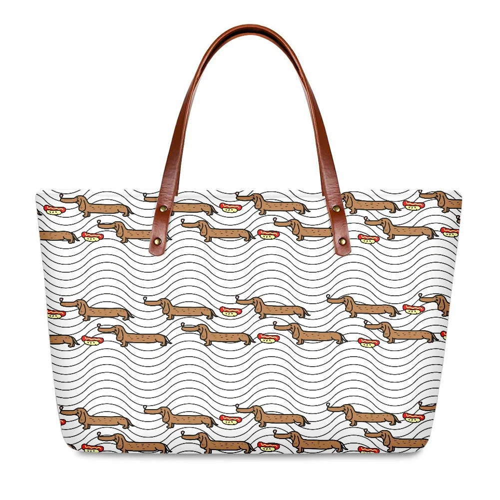 Interesting Dachshund Pattern One Shoulder Women's Bag Brand Luxury Women's Bag Set Large Capacity Beach Handbag
Interesting Dachshund Pattern One Shoulder Women's Bag Brand Luxury Women's Bag Set Large Capacity Beach Handbag