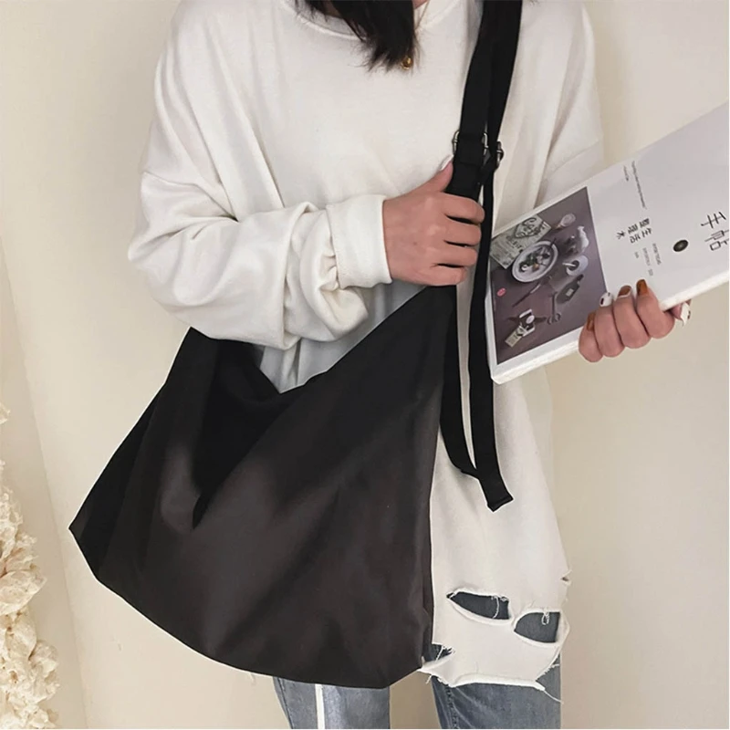 Women Handbag Canvas Shoulder Bag Solid Color Crossbody Bags Large Capacity Tote Shopping Bags Casual Travel Satchel
Women Handbag Canvas Shoulder Bag Solid Color Crossbody Bags Large Capacity Tote Shopping Bags Casual Travel Satchel