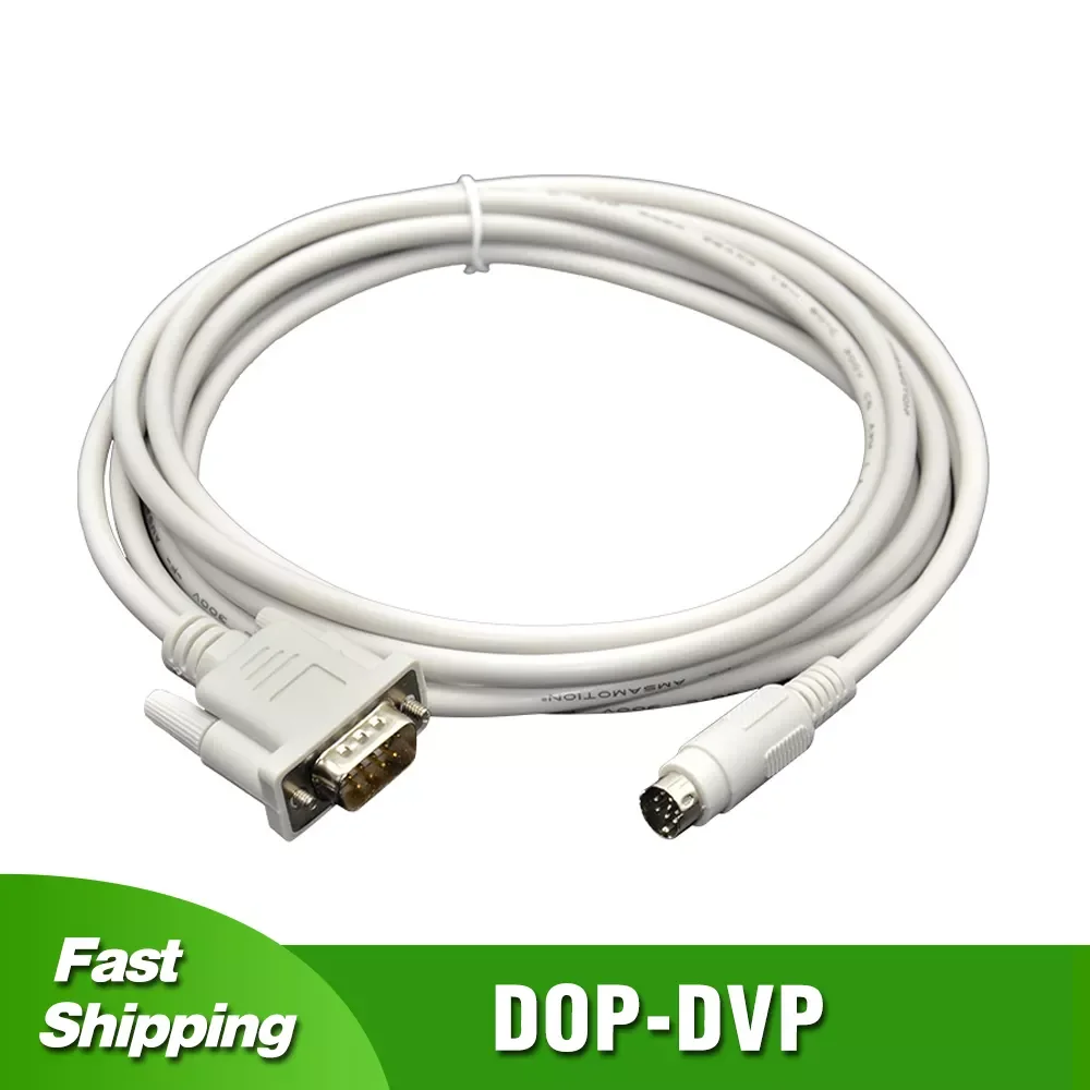 DOP-DVP DOP-XC For Delta DOP Touch Panel HMI and Xinjie PLC DVP Series PLC Programming Communication Cable
DOP-DVP DOP-XC For Delta DOP Touch Panel HMI and Xinjie PLC DVP Series PLC Programming Communication Cable