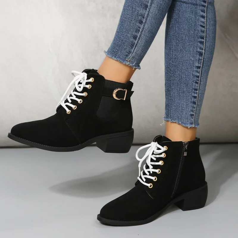 Women Boots 2022 Autumn Winter Boots Female Shoes Fashion Casual Ladies Ankle Boots Heels Shoes Woman Suede Leather Boots
Women Boots 2022 Autumn Winter Boots Female Shoes Fashion Casual Ladies Ankle Boots Heels Shoes Woman Suede Leather Boots
