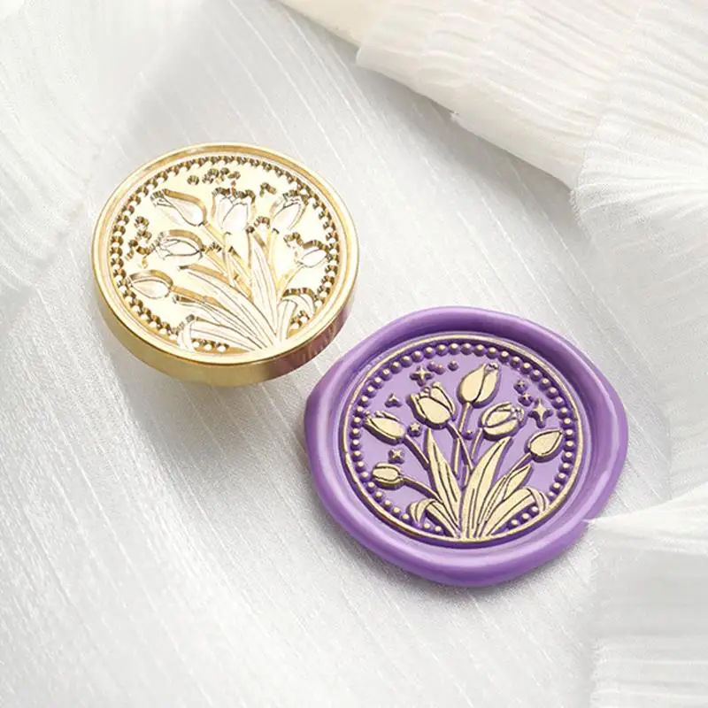 30mm Flower Series Wax Seal Stamp Engraved Tulip Message Stamp Head Scrapbook Envelope Wedding Invitation Gift Packaging
30mm Flower Series Wax Seal Stamp Engraved Tulip Message Stamp Head Scrapbook Envelope Wedding Invitation Gift Packaging