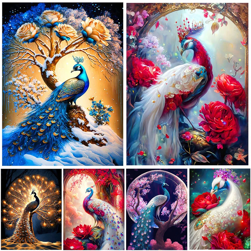 5D DIY Diamond Painting Dreamy Animals Peacock Flowers Embroidery Mosaic Picture Full Drill Cross Stitch Kit Decor Birthday Gift
5D DIY Diamond Painting Dreamy Animals Peacock Flowers Embroidery Mosaic Picture Full Drill Cross Stitch Kit Decor Birthday Gift