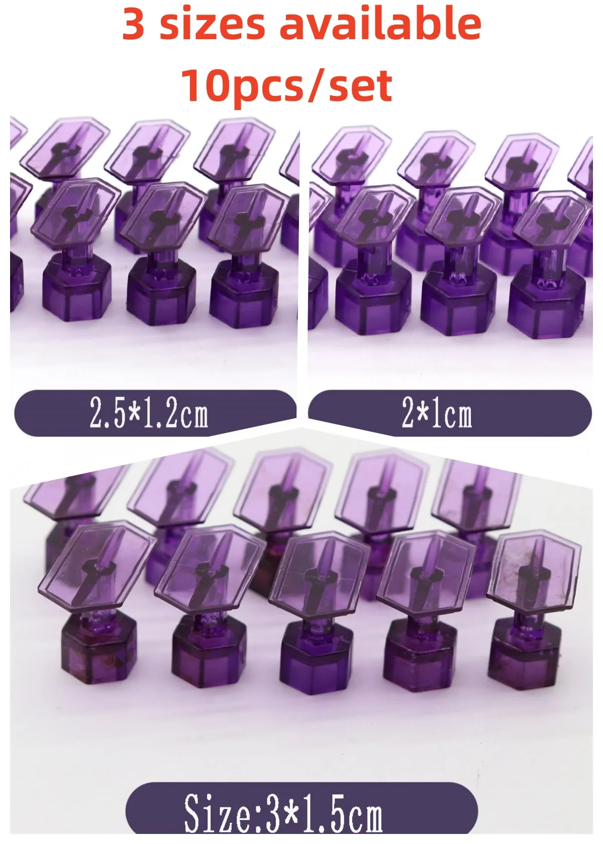 10 Pcs Purple Puller Tabs Paintless Dent Repair Tabs Glue Pulling Tabs Kit For Small Dent, Hail Damaged Dent Work With Puller
10 Pcs Purple Puller Tabs Paintless Dent Repair Tabs Glue Pulling Tabs Kit For Small Dent, Hail Damaged Dent Work With Puller