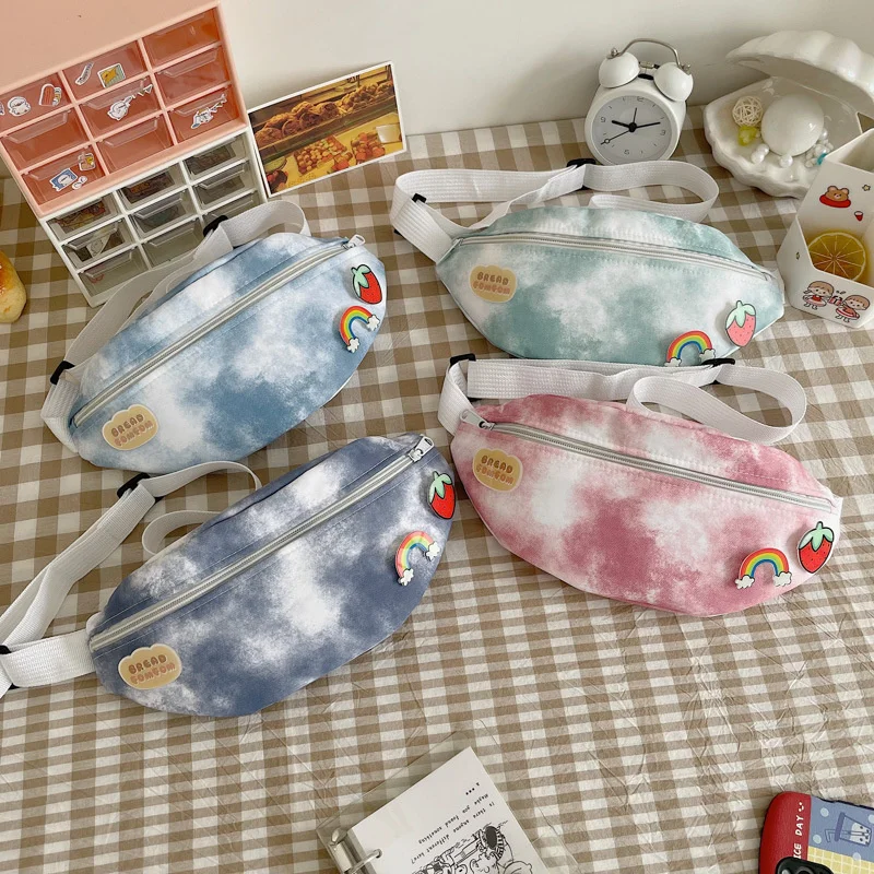 2023 New Trend Personality Women Tie-dye Chest Bag Girl Waist Bag Female Canvas Crossbody Bags Designer Purses and Handbags
2023 New Trend Personality Women Tie-dye Chest Bag Girl Waist Bag Female Canvas Crossbody Bags Designer Purses and Handbags
