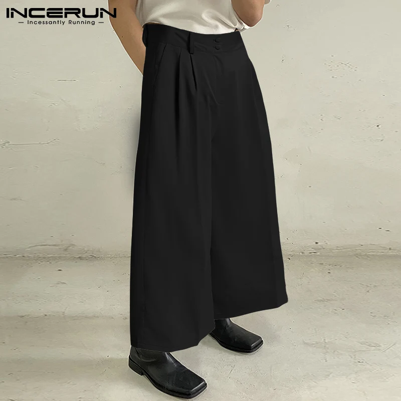 Fashion All-match Simple Men Wide-leg Pants Trousers Stylish Male light-feeling Casual Streetwear High-waist Pants S-5XL INCERUN
Fashion All-match Simple Men Wide-leg Pants Trousers Stylish Male light-feeling Casual Streetwear High-waist Pants S-5XL INCERUN
