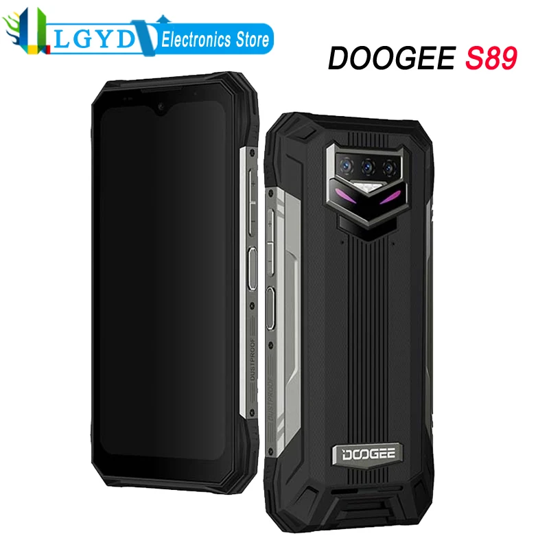 DOOGEE S89 Global Version Rugged Phone Night Vision Camera 8GB+128GB ROM Android 12 MTK Helio P90 Octa Core 2.1GHz 4G LTE NFC
DOOGEE S89 Global Version Rugged Phone Night Vision Camera 8GB+128GB ROM Android 12 MTK Helio P90 Octa Core 2.1GHz 4G LTE NFC