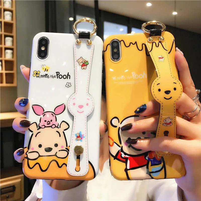 Winnie the Pooh with wrist strap Phone Cases For iPhone 13 12 11 Pro Max XR XS MAX 8 X 7 SE 2020 Back Cover
Winnie the Pooh with wrist strap Phone Cases For iPhone 13 12 11 Pro Max XR XS MAX 8 X 7 SE 2020 Back Cover